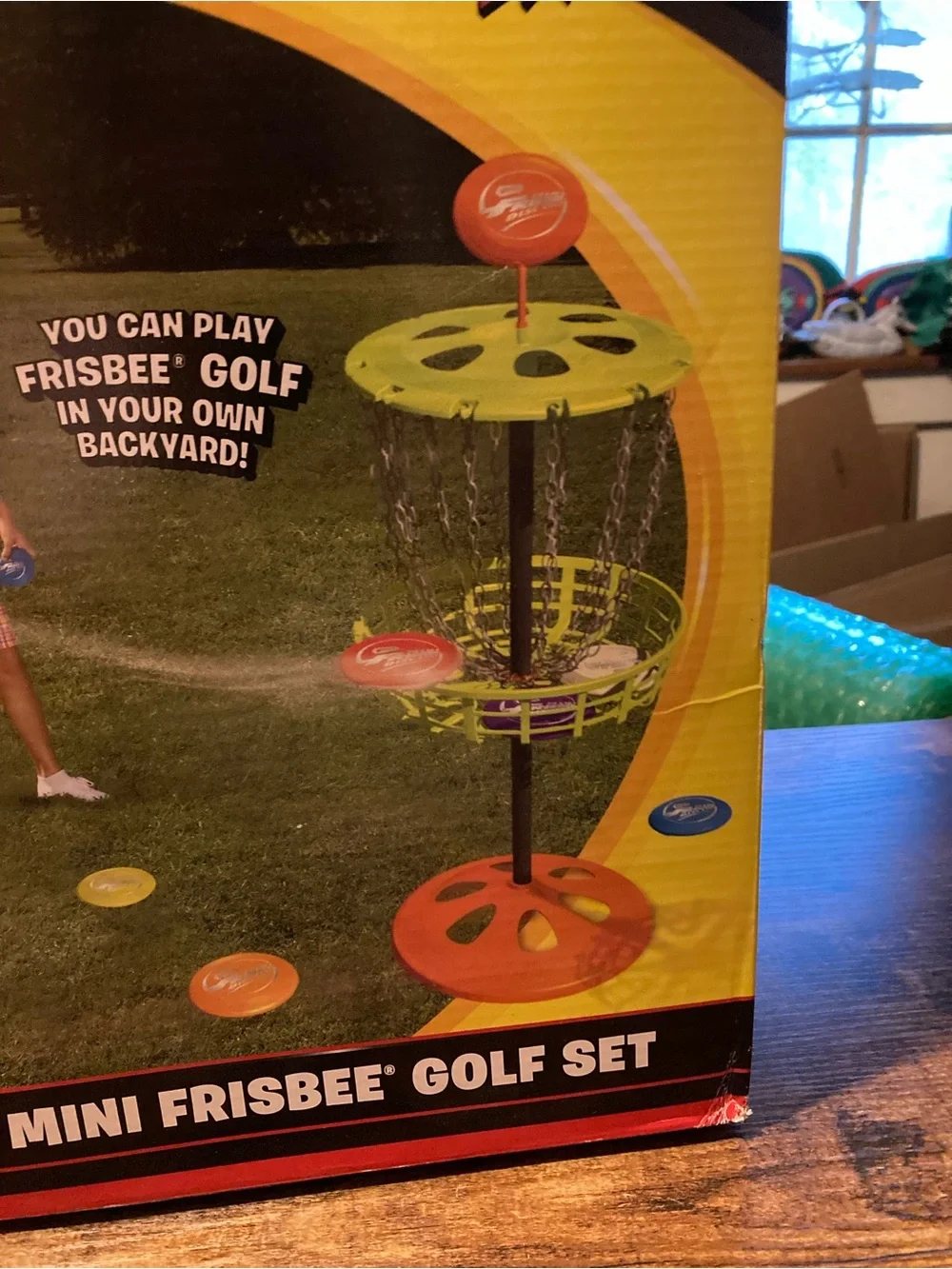 Wham-o mini frisbee golf set